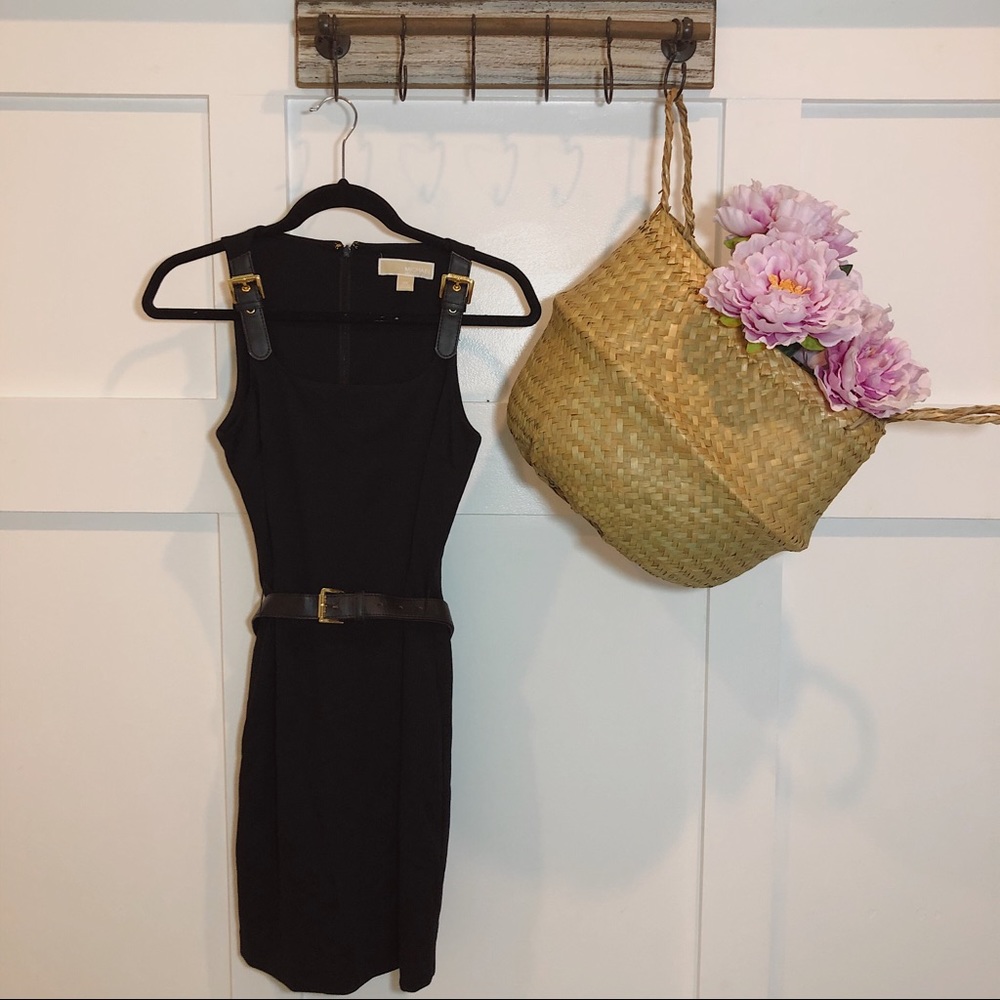 Michael Kors Black Buckle Dress